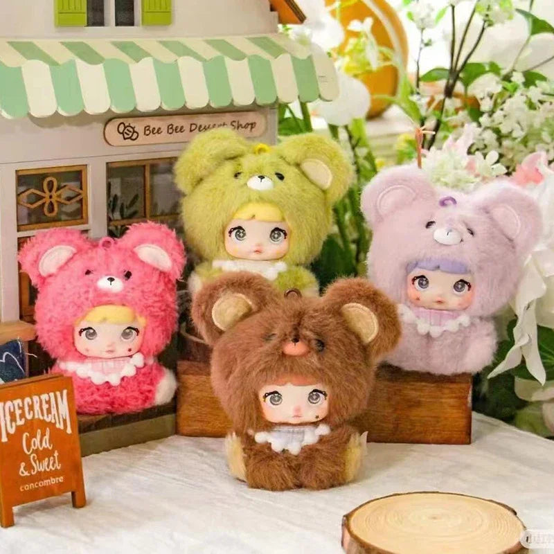 Nommi V4 Mibao Series Plush Blind Box Kawaii Baby Vinyl Face Anime Mystery Box Bag Pendant for Girl Birthday Surprise Gifts Toys